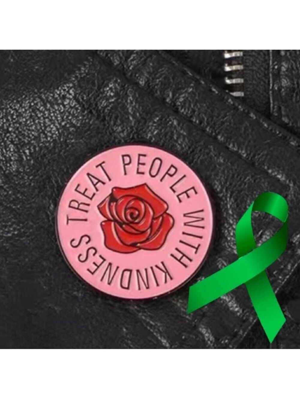 Kindness pin broach mental health wear
